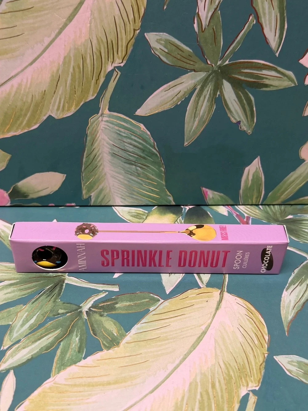 Aminnah Sprinkle Donut Body Butter Spoon Chocolate Brown NIB
